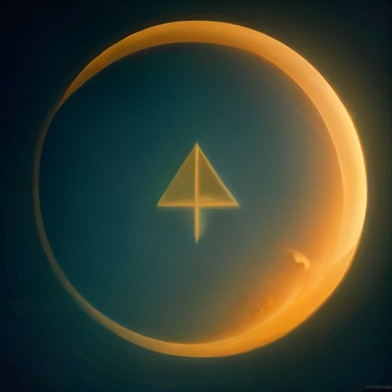 A glowing digital chart with AlphaPepe coin icon soaring upward while a foreboding shadow looms over a Bitcoin price graph.