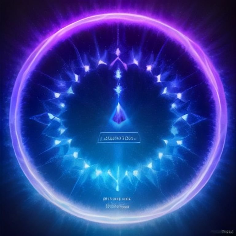 a courtroom gavel striking sparks of electric blue energy over a digital ledger