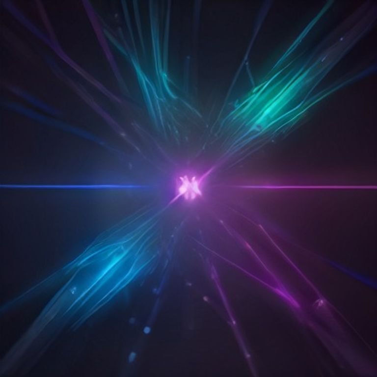 A dynamic visual of blockchain transactions flowing like rapid energy currents through colorful nodes representing rising metrics.