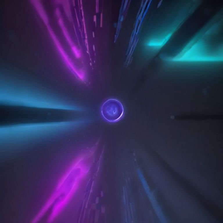 a striking image of an abstract digital lock unlocking amidst glowing binary code streams symbolizing security breakthroughs