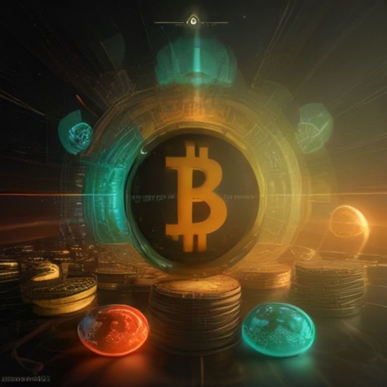 a dynamic scene showcasing various global currencies merging into a glowing Bitcoin symbol amid chaotic economic indicators