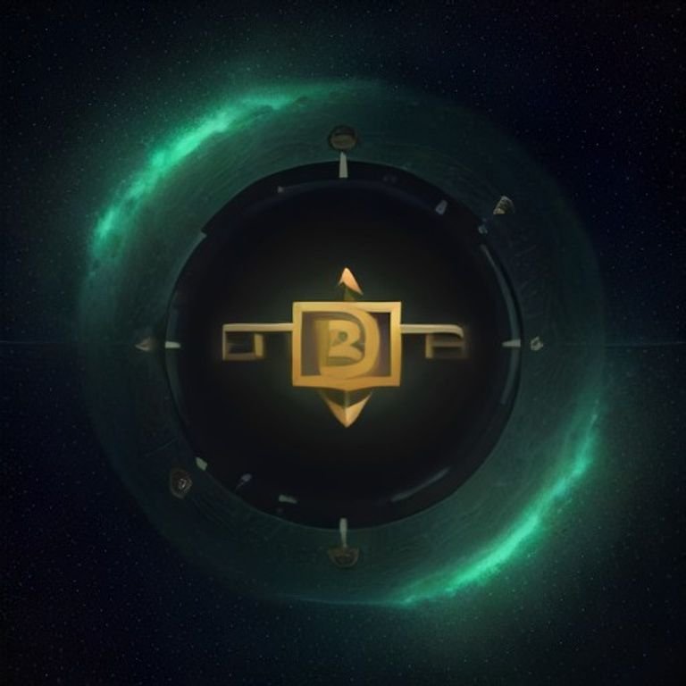 an electrifying visual of multiple cryptocurrency logos orbiting around a bright central Bitcoin emblem against a backdrop of vivid cosmic c