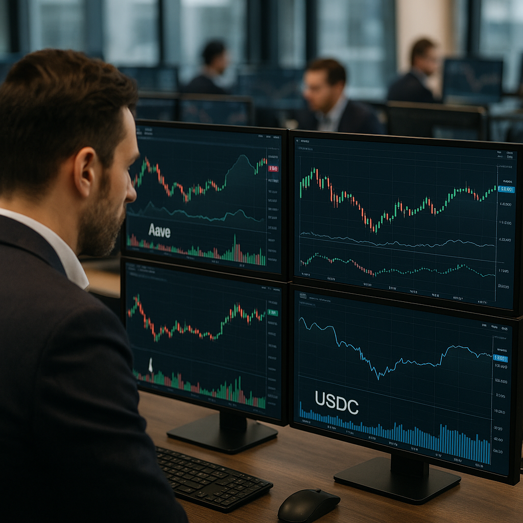 Aave V4 Arc Market Sees M USDC at 0.1% Utilization Rate