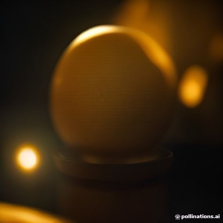 a glowing golden bitcoin rocketing through a neon-lit canyon of price candles