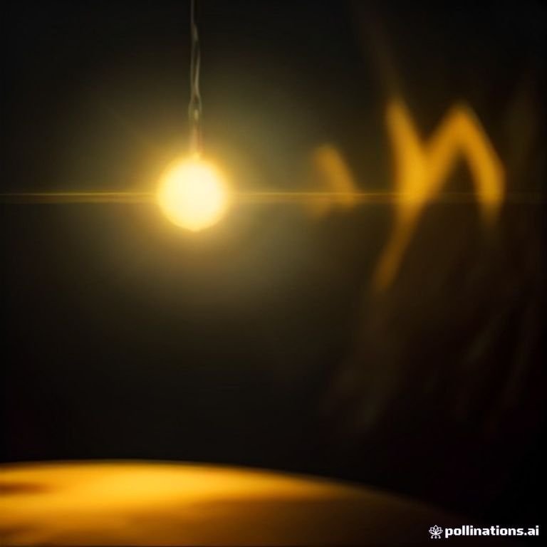 A glowing golden bitcoin rocketing through a neon-lit canyon of price candles