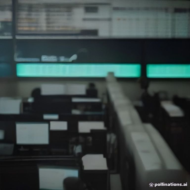 trading desk surrounded by traders analyzing market trends