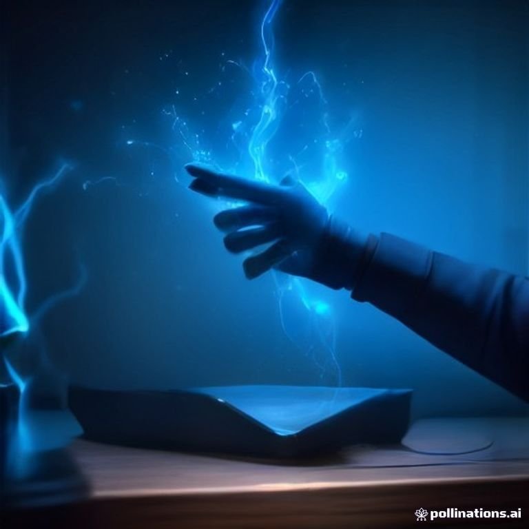A courtroom gavel striking sparks of electric blue energy over a digital ledger
