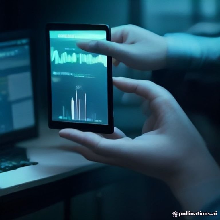 hands gripping devices displaying real-time crypto analytics