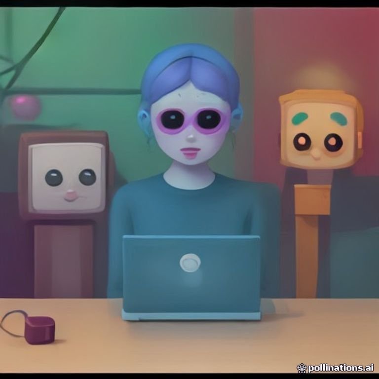 A quirky chatbot attempting philosophical discussions with students.