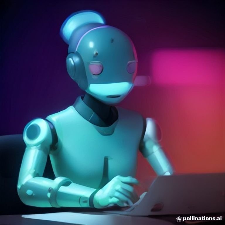 A robot frantically taking notes during a pitch presentation.