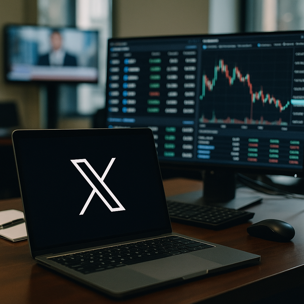 data visualization theme related to X Launches US Cashtag Trading with Coinbase, Kraken: A New Era