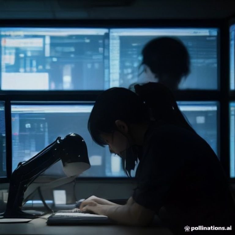an editorial scene showing traders analyzing blockchain data on multiple monitors, lighting creating an intense focus atmosphere