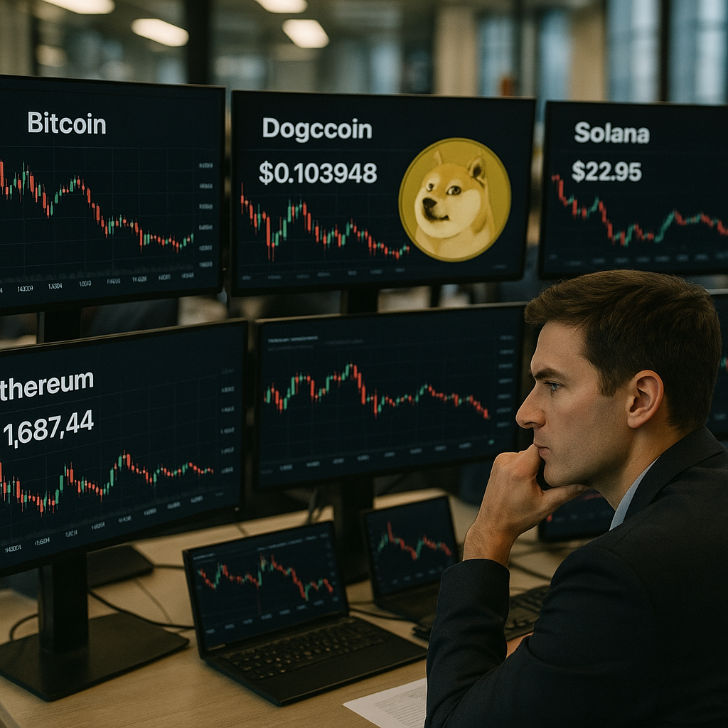 Dogecoin’s 5% Drop: Struggles Compared to Bitcoin and Solana