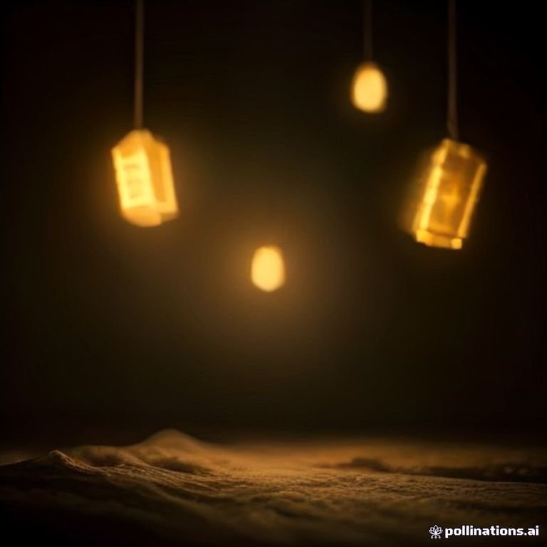 a glowing golden bitcoin rocketing through a neon-lit canyon of price candles