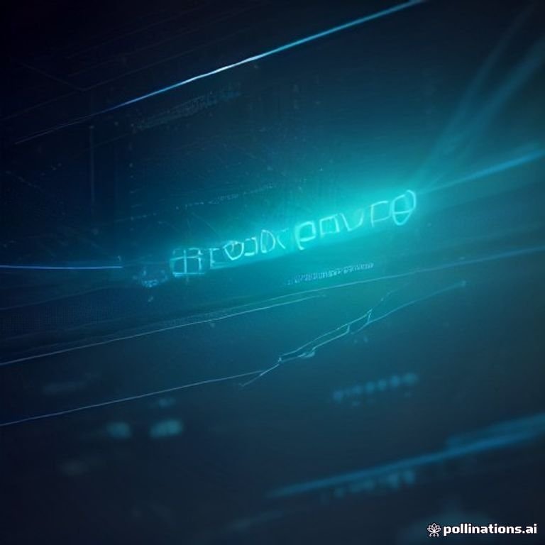 A futuristic concept image depicting digital currencies flowing through interconnected networks.